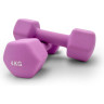 Гантель UNIX FIT неопреновая 4 кг Violet, 2 шт. DBNEO4VTx2
