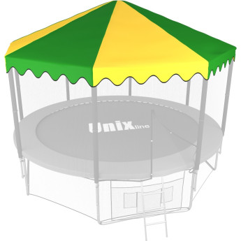 Крыша для батута UNIX LINE 14 ft Green/Yellow